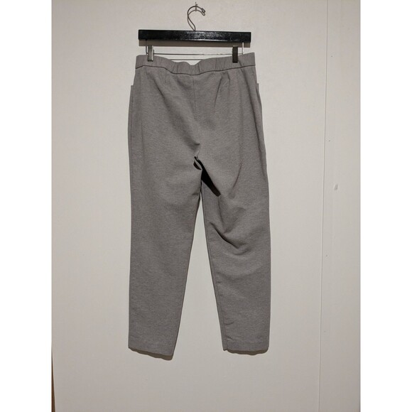 J. Jill Light Gray/Brown Ponte Slim Leg Pull On Pants Stretch Women's M - Picture 2 of 7